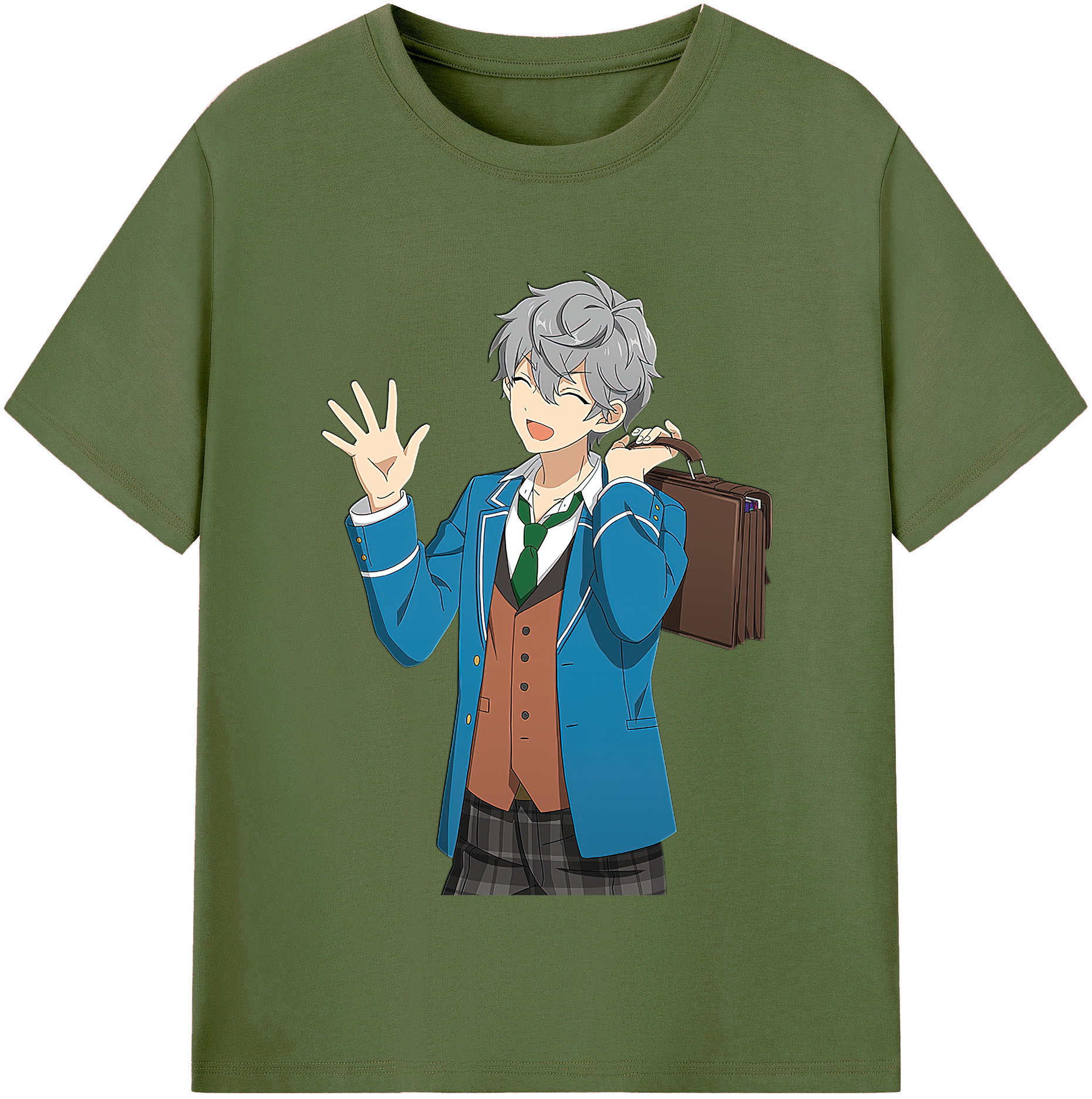 （画像用） あんさんぶるスターズ! Ensemble Stars 綿100％半袖Tシャツ（フロントプリント）